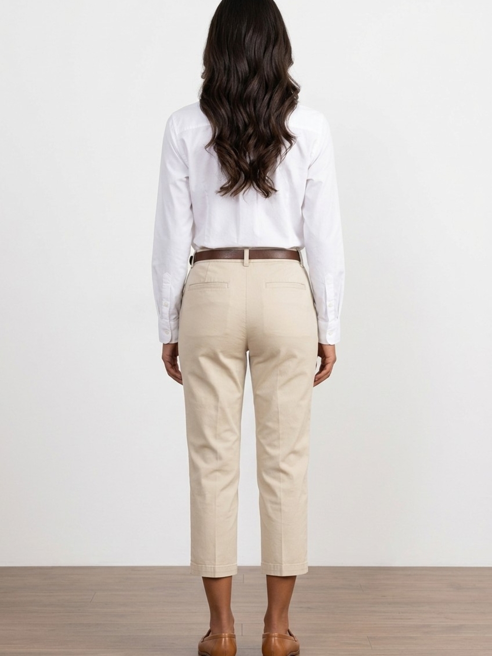 NWT Gloria Vanderbilt Dark Vanilla Charlene Capri ~sz 8 - Picture 2 of 6
